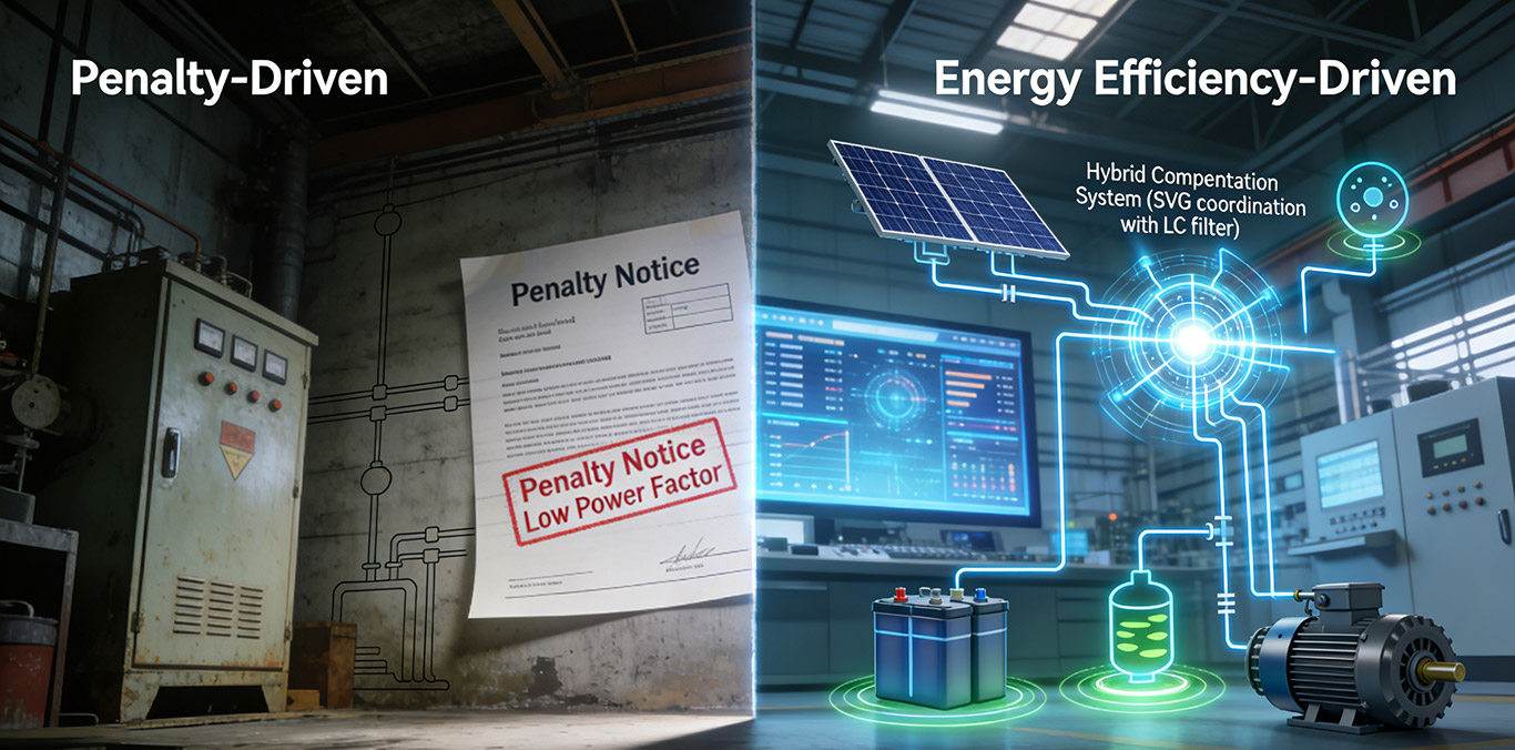 '페널티 중심'에서 '에너지 효율 중심'으로, 저전압 무효 전력 보상은 어떻게 에너지 절약과 비용 절감의 새로운 이야기를 들려줄 수 있을까요?