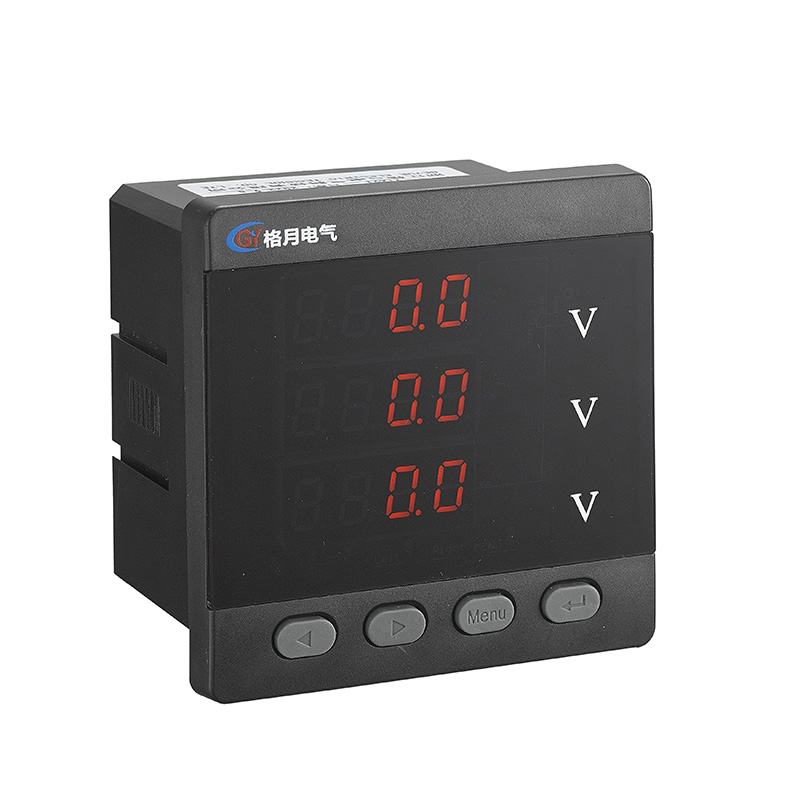 GY194U-K4 시리즈 LED LCD AC DC RS485 3 상 전압계