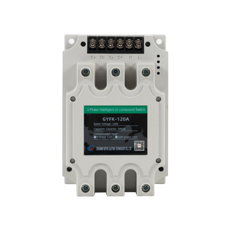 GYFK-1220A 220V 50KVAR 분할 위상 보상 3 상 지능형 저전압 컴파운드 스위치